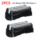 2x Razor Cassette Shaving Head For Braun 3s 3cc Series 350cc 370cc 390cc 3050cc