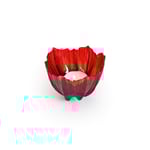 Poppy, ljuslykta, röd/svart