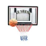 YFFSS Basketball Wall-Mount Boards,Outdoor/Indoor Basketball Hoop,Transparent Backboard Teens Backboard,Net Set Hanging,Outdoor Sport(90x60cm)
