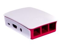 Raspberry Pi - Fodral - ABS-plast - vit, röd - för Raspberry Pi 3 Model B