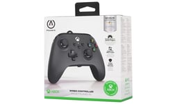 PowerA Wired Controller For Xbox Series X|S - Black, Gamepad, Video Game Control