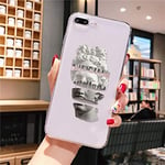 TREW Alternative statue art Cover Soft Shell Phone Case for iPhone 11 Pro XS MAX XR 8 7 6 6S Plus X 5 5S SE (Color : A15, Material : For iphone7 iphone8)