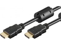 Höghastighets Hdmi-Kabel Med Ethernet (Ferrit), 15M, Svart, 61305