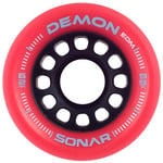 Sonar Demon EDM 62mm Roller Skate Wheels - Red