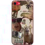 Apple iPhone SE (2020) Genomskinligt Skal Capybara