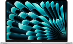 Apple Macbook Air (2023) Sølv M2 16gb 256gb Ssd 10-core 15.3"