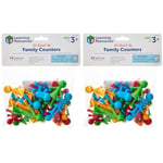 Learning Resources All About Me Family Counters Bag of 24 (Pack of 2)