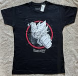 Dragon Ball Z Super Saiyan Son Goku Punch Medium M Black Short Sleeve T-shirt
