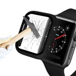 Displayskydd med ram för Apple Watch serie 4/5 av härdat glas