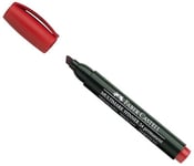 Faber-Castell Vattenfast Penna Rund Spets Röd