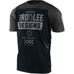 Troy Lee Designs Design Skyline Short Sleeve Jersey - Camber Navy / Olive Green Small Navy/Olive