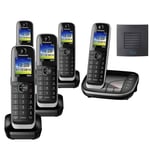 Panasonic KX-TGJ325 Cordless Phone Answer Machine Long Range 5 Handsets
