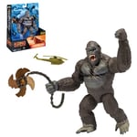 MonsterVerse Kong Skull Island 6 Inch Movie Collectable Ferocious Kong Highly Detailed and Articulated Action Figure with Helicopter and Chain Propeller, Suitable for Ages 4 Years+