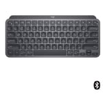 Logitech Mx Keys Keyboard Wireless Connectivity Led English Graphite Black Ru 920-010495