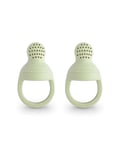 Matsmokk Baby 2pk | Mushie Fresh Food Feeder - Blush, Grønn