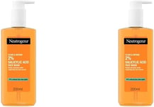 Neutrogena, Clear and Defend, 2% Salicylic Acid Face Wash 200Ml (Pack of 2)