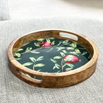 Decorative Tray Home Decor for Coffee Table Candle Plate Dish Accessories Green