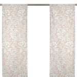 William Morris Chrysanthemum Toile Cochineal Pink Panelgardin