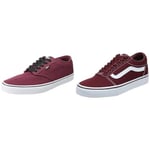 Vans Men's Mn Ward Sneaker, Canvas Port Royale 8j7, 10.5 UK Atwood Oxblood