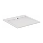 Receveur de douche extra plat - Ultra Flat s i.life - Idéal Standard - 80 x 80 cm - Blanc pur effet pierre