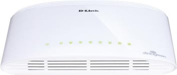 D-Link Switch, 8x10/100/1000 Mbps, RJ45