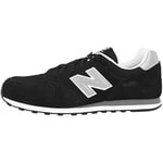 New Balance Homme Baskets, Daim, Textile, Caoutchouc, Noir, 37 EU