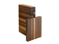 Magnetic Block For 6 Knives Made Of Artelegno Walnut Wood