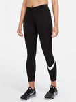 Nike Nsw Essential Swoosh Leggings - Black