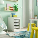 IKEA IKEA TROFAST förvaringskombination med backar, vit/vit, 34x44x56 cm 34x44x56 cm