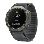 Garmin Fenix ​​6X / Fenix ​​6X Pro / Fenix ​​5X / Fenix ​​5X Plus / Fenix ​​3 osv. Klokkebånd i nylon, 26 mm - Grå