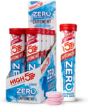 HIGH5 ZERO Caffeine Hit Electrolyte Hydration Tablets Added Vitamin C (Berry, 8