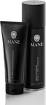 Mane Hair Thickening Spray 200 Ml Dark Brown and a Mane Hair Thickening Shampoo