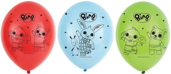 Bing Flop 11" Latex Balloons 6 Pack Children's Birthday Party Decoration