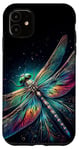 iPhone 11 Cosmic Black Dragonfly Essence Case
