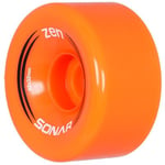 Sonar Zen 62mm/85a Roller Skate Wheels- Orange