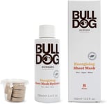 Bulldog Skincare Energising Bamboo Sheet Mask for Men, 100 Ml