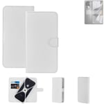 Protective cover for Oppo Reno10 Pro+ Wallet Case white flipcover flipcase