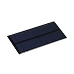 Mini Solar Panel Cell 5V 200mA 1W 130mm x 60mm for DIY Project Pack of 1