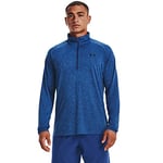 Under Armour Men's Tech 2.0 1/2 Zip-up Long Sleeve T-shirt Sweatshirt, Blue Mirage, L
