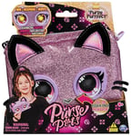 Purse Pets, Keepin’ It Clutch Purdy Purrfect Kitty Pet Toy and Wristlet Bag with Light-up Rainbow Eyes, Kids’ Toys for Girls Aged 4 and up