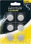 tecxus CR2032 batteri, 6 stk. i blister Lithium-knapcelle, 3 V