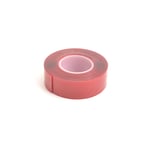 Core-RC Dobbeltsidet tape klar / gummi 25mm / 3m