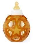 2In1 Baby Glass Bottle With Star Ball Cover Baby & Maternity Baby Feeding Baby Bottles & Accessories Baby Bottles Orange HEVEA