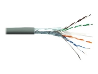 Black Box GigaTrue - Samlet kabel - 304.8 m - 7.2 mm - foliebelagt uskjermet tvinnet kabelpar (F/UTP) - CAT 6 - halogenfri, solid - blå