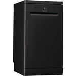 Hotpoint Aquarius HSFE1B19B Black Slimline 10 Place Freestanding Dishwasher