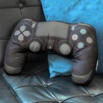 PlayStation Controller Shaped Cushion - Black 45x32cm