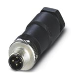 PHOENIX CONTACT SACC-M12MST-3PECON-PG11-M Power Connector, Power, 4 Pin, Unshielded, Straight M12 Plug, Coding T, Screw Connection, Nickel-Plated, Cable Gland Pg11