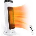 SKYLEO Chauffage Dappoint - Radiateur Electrique Mobile avec télécommande - Chauffage Electrique Economique avec minuterie - Rad134