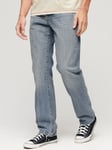 Superdry Straight Jeans, Montana Bay Blue