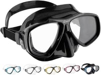Cressi Focus, Scuba Diving Snorkel Mask, Optical Lenses Available